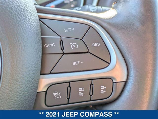 used 2021 Jeep Compass car, priced at $24,287