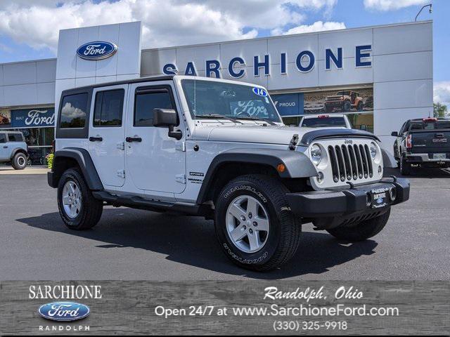 used 2014 Jeep Wrangler Unlimited car, priced at $21,000