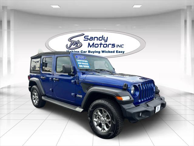 used 2020 Jeep Wrangler Unlimited car, priced at $26,900