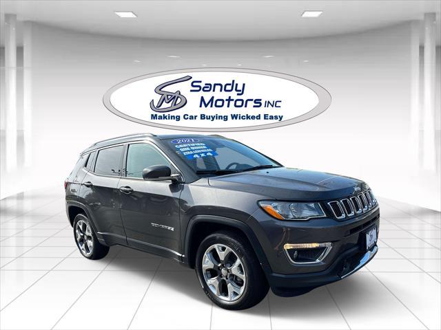 used 2021 Jeep Compass car, priced at $23,900