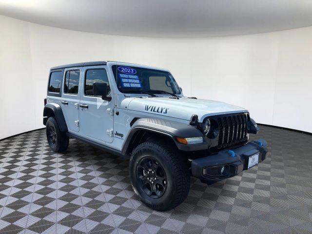 used 2023 Jeep Wrangler 4xe car, priced at $31,900
