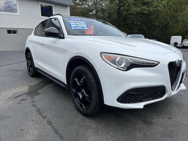 used 2021 Alfa Romeo Stelvio car, priced at $21,900