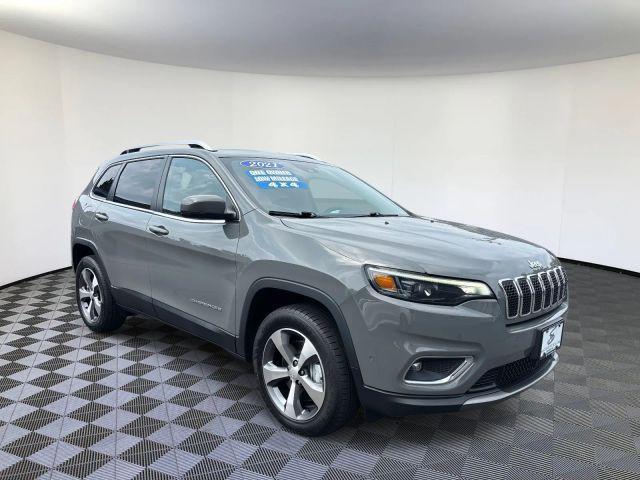 used 2021 Jeep Cherokee car, priced at $21,900