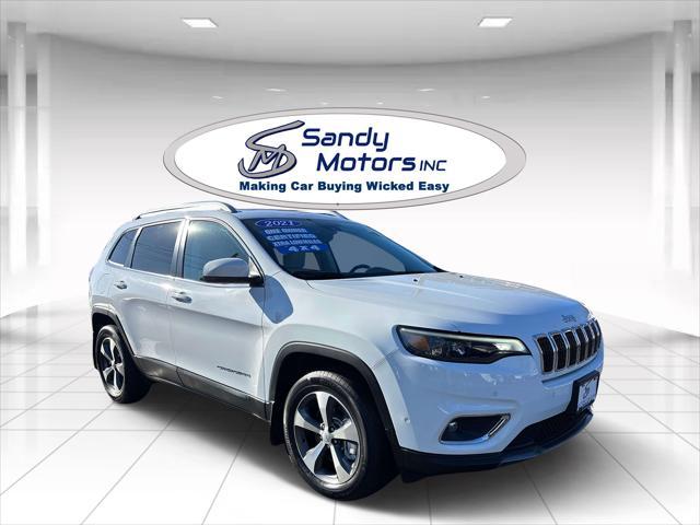 used 2021 Jeep Cherokee car, priced at $23,900