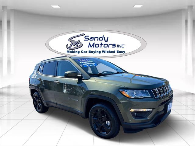 used 2021 Jeep Compass car, priced at $19,900