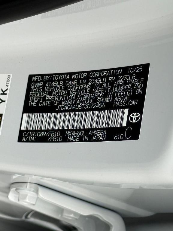 new 2026 Toyota Prius car, priced at $30,304