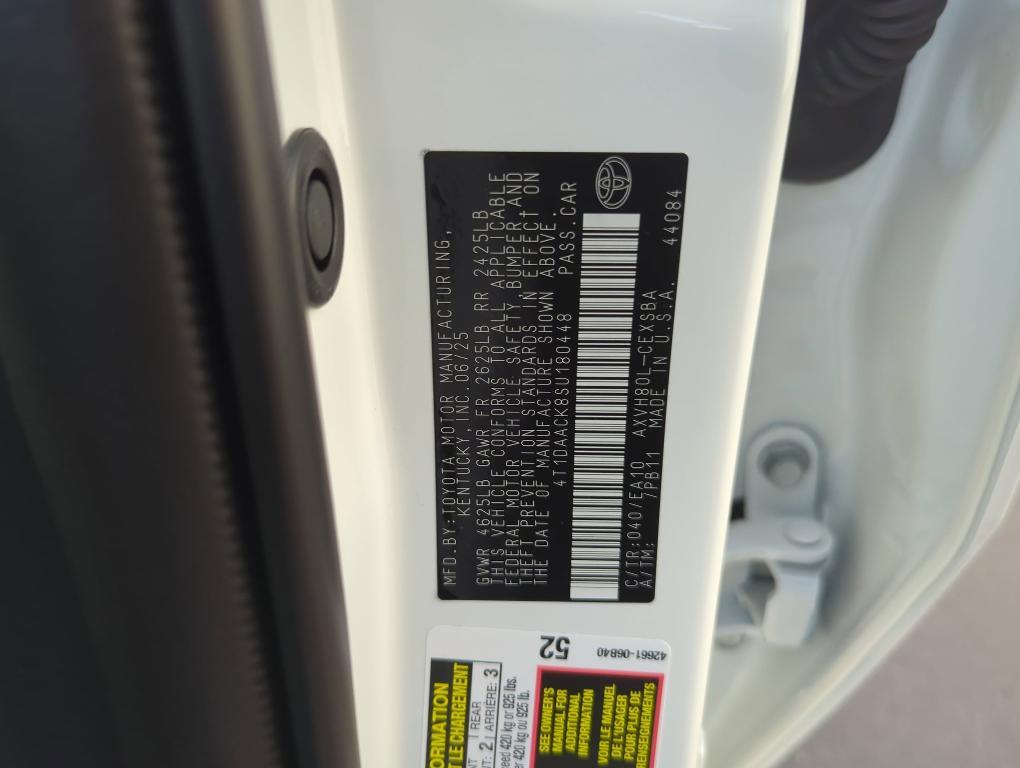 new 2025 Toyota Camry car, priced at $33,332