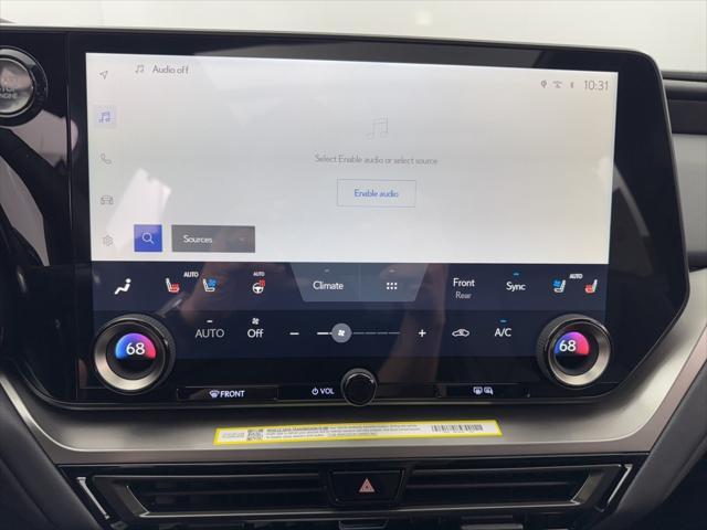 new 2025 Lexus TX 350 car, priced at $67,279