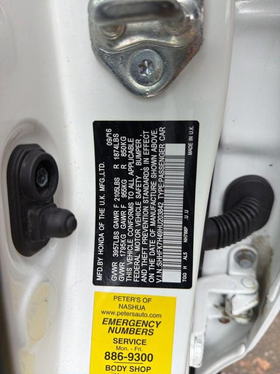 used 2017 Honda Civic car, priced at $15,784