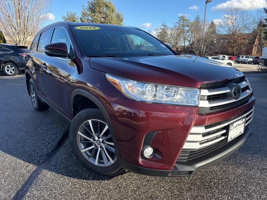 used 2018 Toyota Highlander car, priced at $25,484