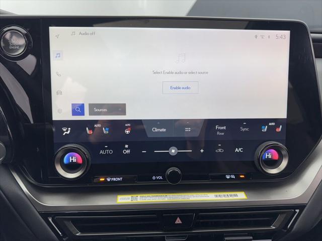 new 2025 Lexus TX 350 car, priced at $67,500