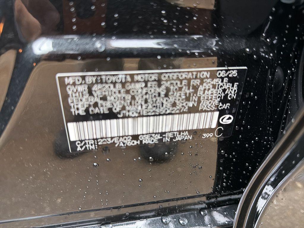 new 2025 Lexus IS 350 car, priced at $53,653
