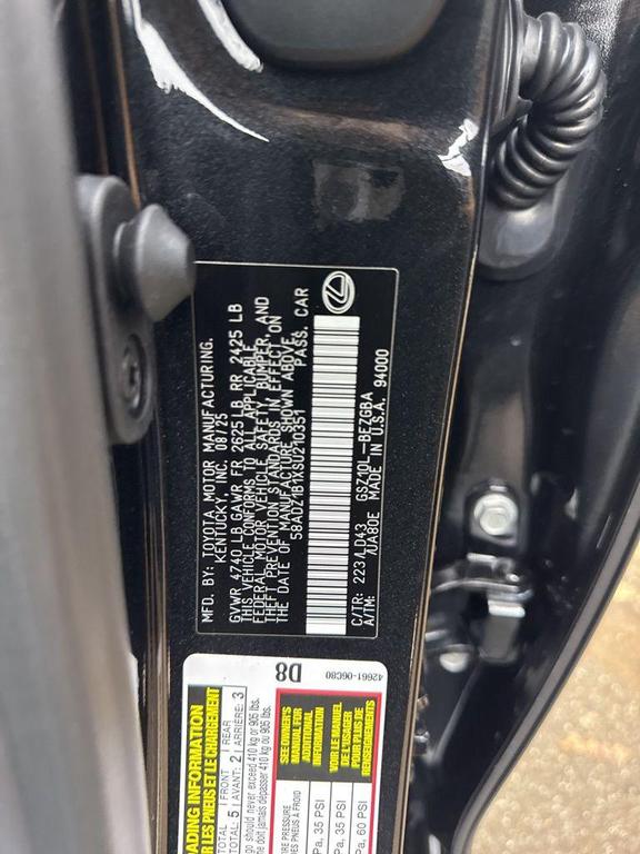 new 2025 Lexus ES 350 car, priced at $47,198