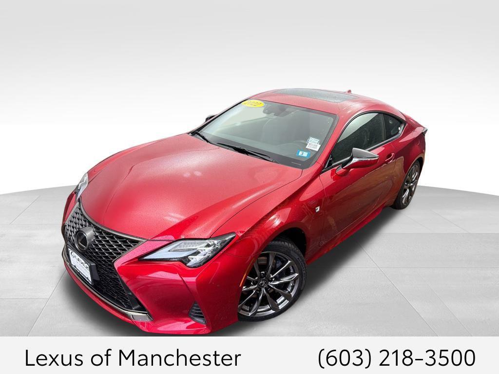 used 2022 Lexus RC 350 car, priced at $44,284