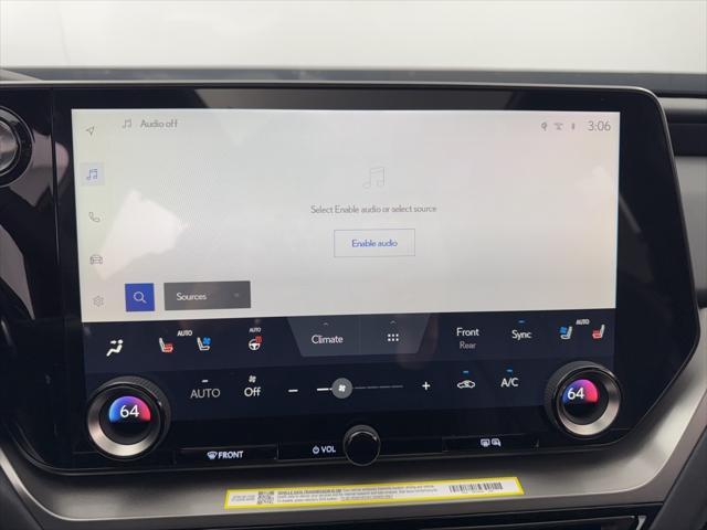 new 2025 Lexus TX 350 car, priced at $72,183