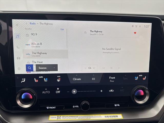 new 2025 Lexus TX 350 car, priced at $67,999