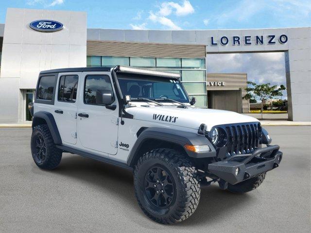 used 2021 Jeep Wrangler Unlimited car, priced at $31,380