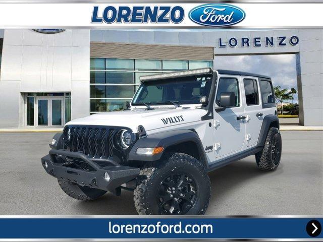 used 2021 Jeep Wrangler Unlimited car, priced at $31,380