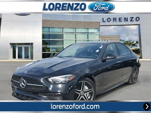 used 2022 Mercedes-Benz C-Class car, priced at $35,990