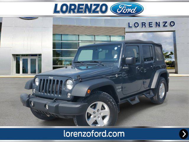 used 2017 Jeep Wrangler Unlimited car, priced at $20,590