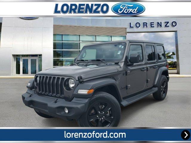 used 2021 Jeep Wrangler Unlimited car, priced at $31,990