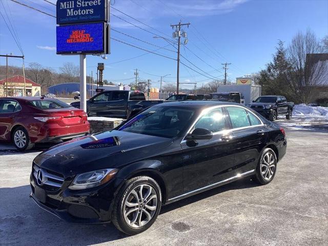 used 2018 Mercedes-Benz C-Class car, priced at $19,900