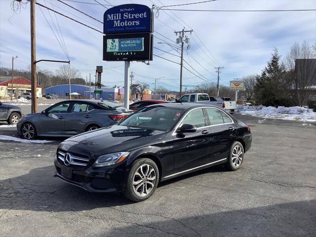 used 2018 Mercedes-Benz C-Class car, priced at $19,900