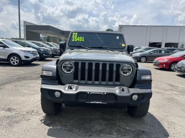 used 2022 Jeep Wrangler Unlimited car, priced at $35,491