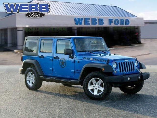 used 2014 Jeep Wrangler Unlimited car, priced at $19,400