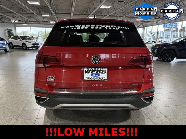 used 2022 Volkswagen Taos car, priced at $21,200