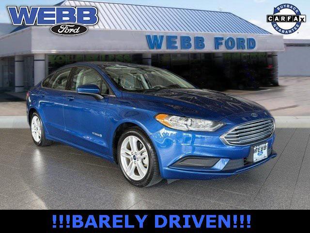used 2018 Ford Fusion Hybrid car, priced at $17,900
