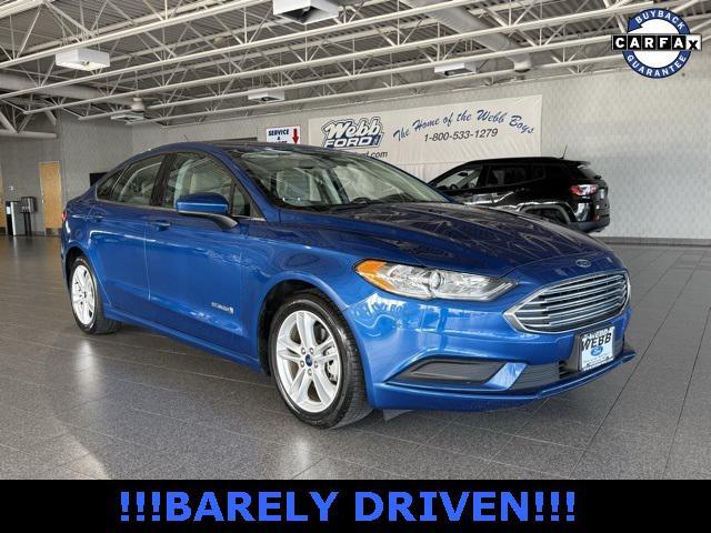 used 2018 Ford Fusion Hybrid car, priced at $17,900