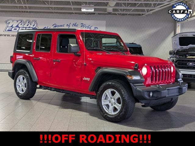 used 2018 Jeep Wrangler Unlimited car, priced at $20,200