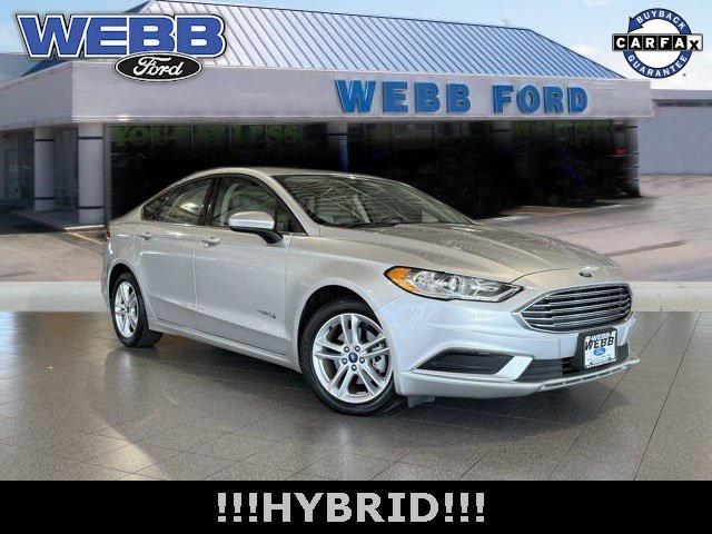 used 2018 Ford Fusion Hybrid car, priced at $18,200