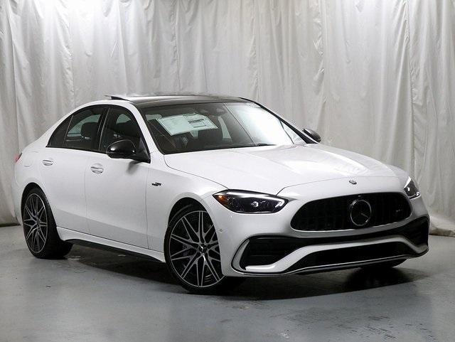 new 2024 Mercedes-Benz AMG C 43 car, priced at $75,200