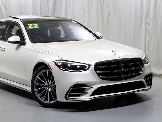 used 2022 Mercedes-Benz S-Class car, priced at $69,898