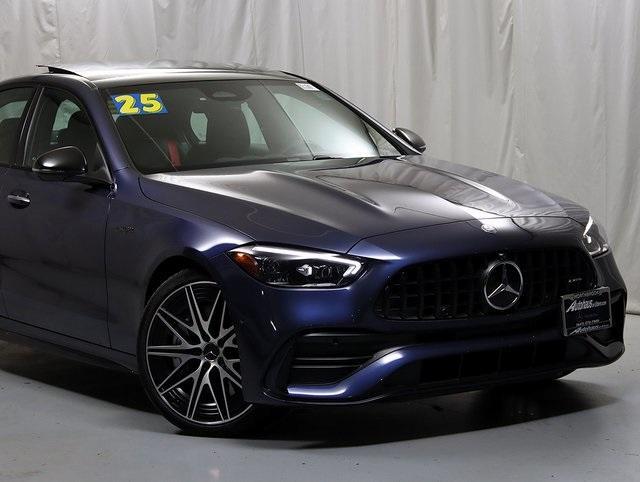 used 2025 Mercedes-Benz AMG C 43 car, priced at $61,879