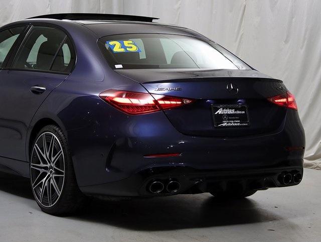 used 2025 Mercedes-Benz AMG C 43 car, priced at $61,879
