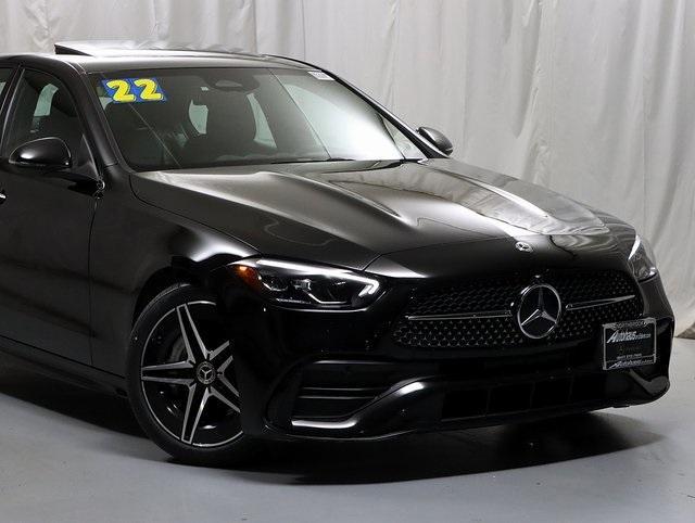 used 2022 Mercedes-Benz C-Class car, priced at $33,769