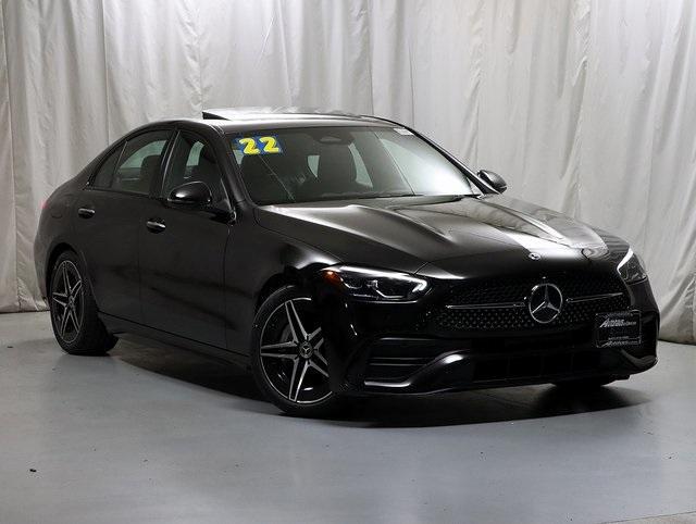 used 2022 Mercedes-Benz C-Class car, priced at $33,769
