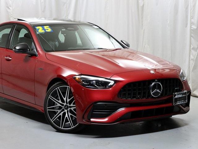 used 2025 Mercedes-Benz AMG C 43 car, priced at $64,278