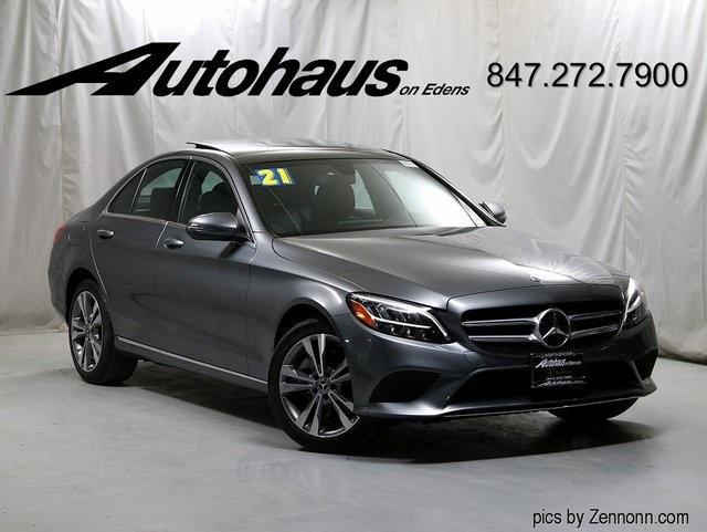 used 2021 Mercedes-Benz C-Class car, priced at $33,596