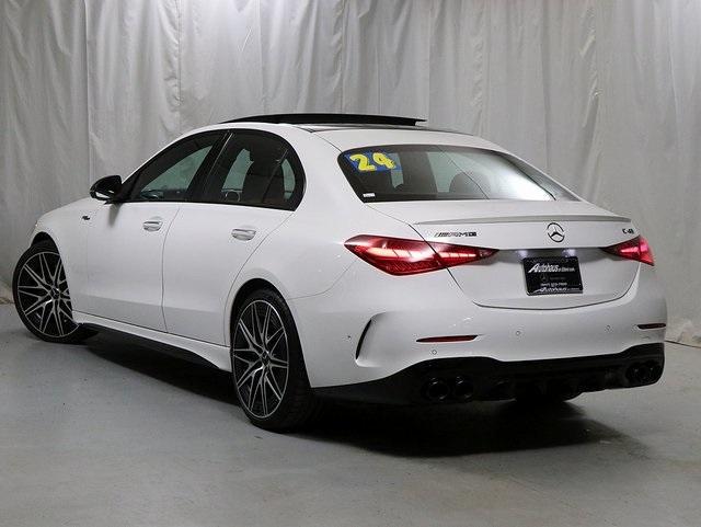 used 2024 Mercedes-Benz AMG C 43 car, priced at $54,879