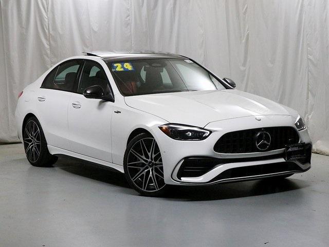 used 2024 Mercedes-Benz AMG C 43 car, priced at $54,879