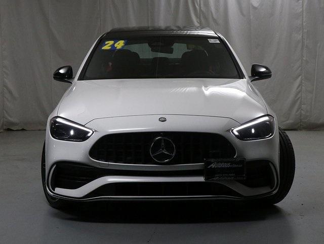 used 2024 Mercedes-Benz AMG C 43 car, priced at $54,879
