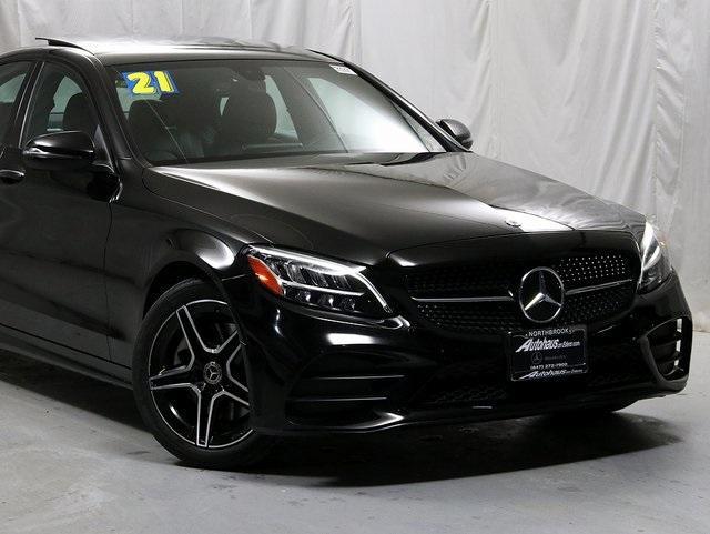 used 2021 Mercedes-Benz C-Class car, priced at $29,351