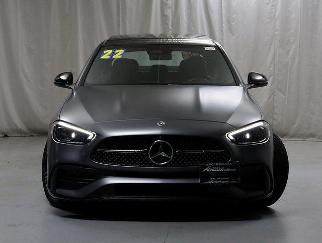 used 2022 Mercedes-Benz C-Class car, priced at $39,574