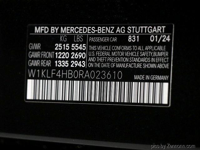 new 2024 Mercedes-Benz E-Class car, priced at $76,235