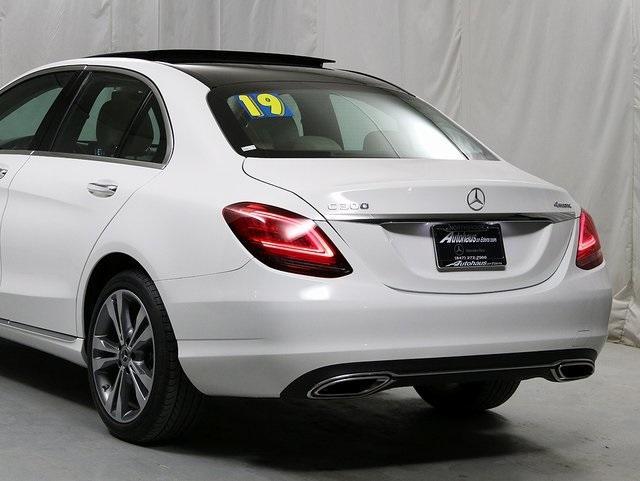 used 2019 Mercedes-Benz C-Class car, priced at $24,599