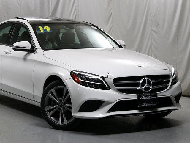 used 2019 Mercedes-Benz C-Class car, priced at $24,599